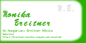 monika breitner business card
